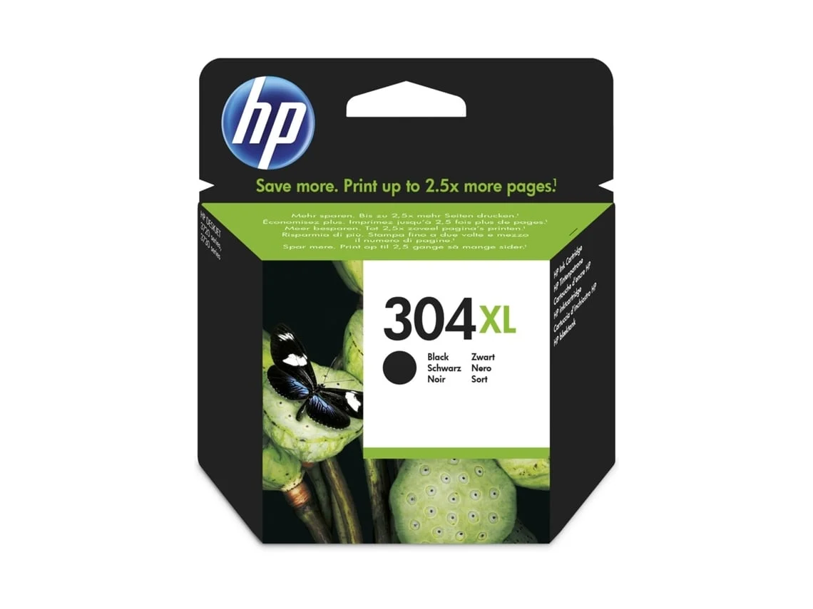Tinteiro HP 304XL Preto (Outlet Caixa Aberta - N9K08AE)
