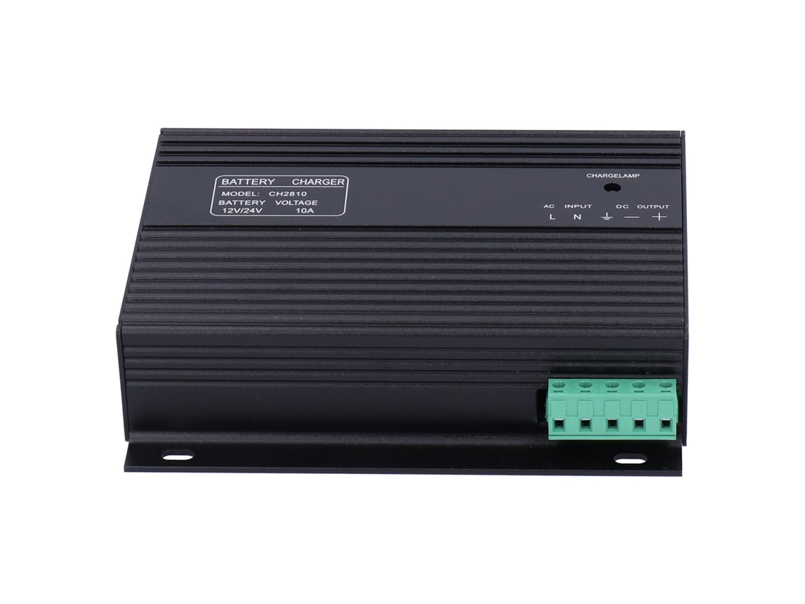 Carregador de bateria inteligente para gerador com carga flutuante automática CH2810 AC160~277V DC12V/24V