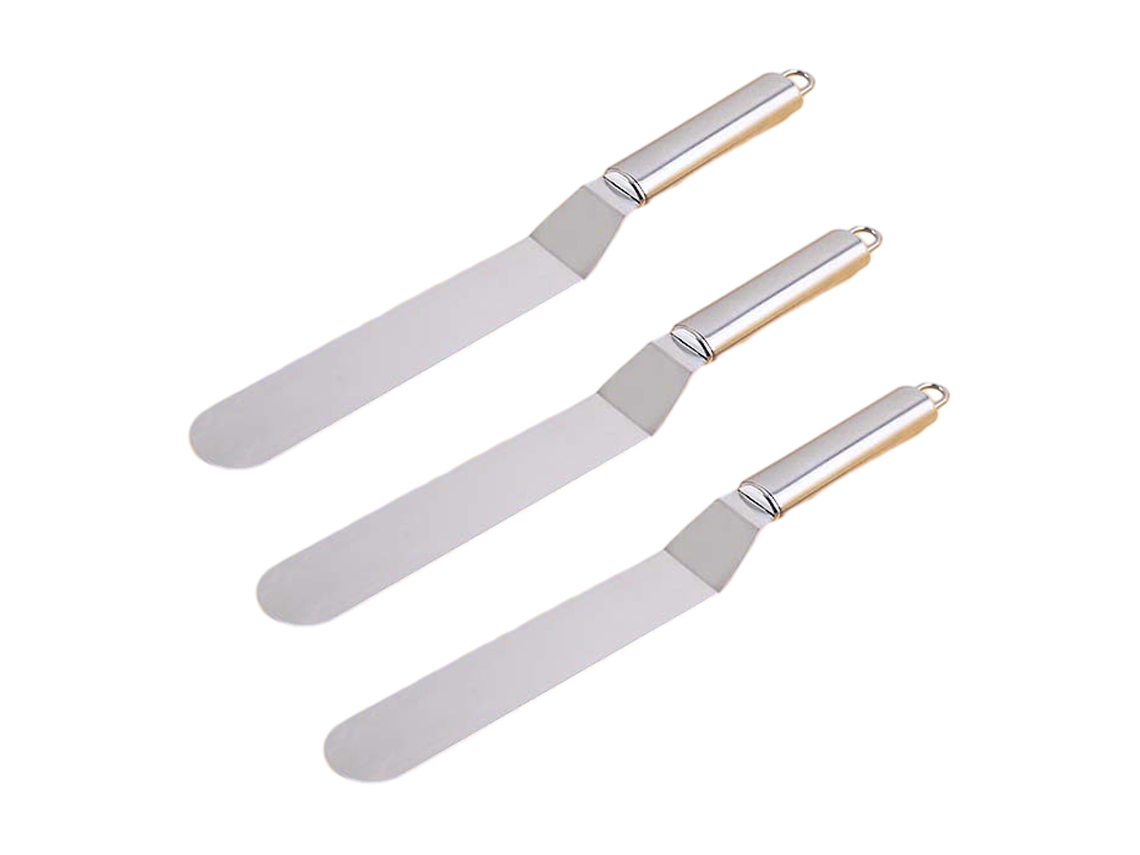 Espátula para Confeitar Conjunto de Espátulas para Bolos Aço Inoxidável RNEMITERY