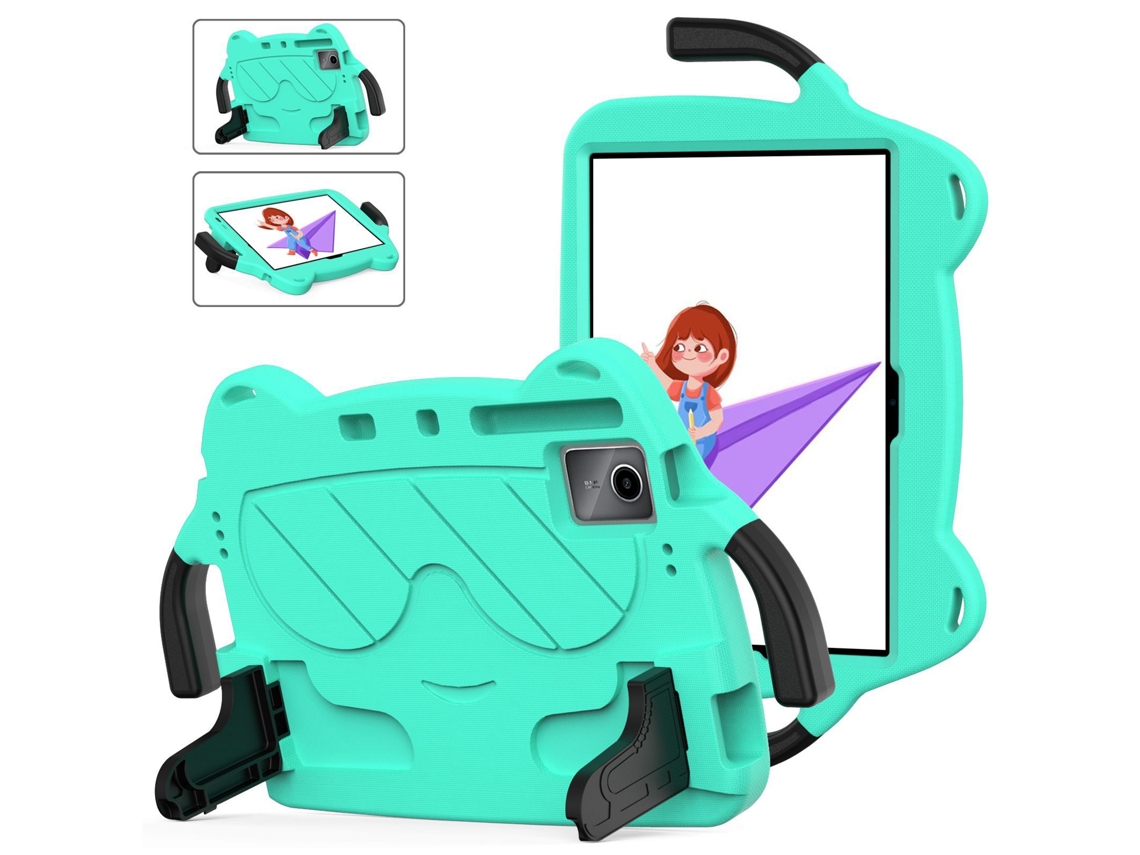 Capa Para Xiaomi Redmi Pad Se 11 Polegadas 2023 Proteção Total Infantil Desenho Animado À Prova De Choque Eva Suporte Capa Verde Cuich