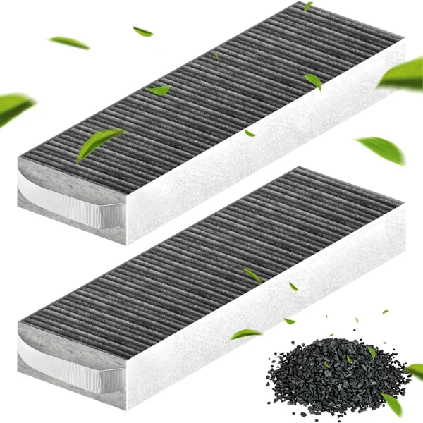 Kit com 2 Filtros de Carvão Ativado para Fogão Bora Pure/x Pure/s Pure Coifa, Puakf, Acessórios para Filtro de Reposição BRILVIBERA