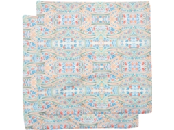 Capas de Almofada Boho, Decorativas para Sofá Feitas Poliéster, Conjunto 2 Peças com Estampa CHABERLU