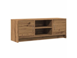 Tv Cabinet, Tv Cabinets Vidaxl Marrom Madeira Processada (n/a)