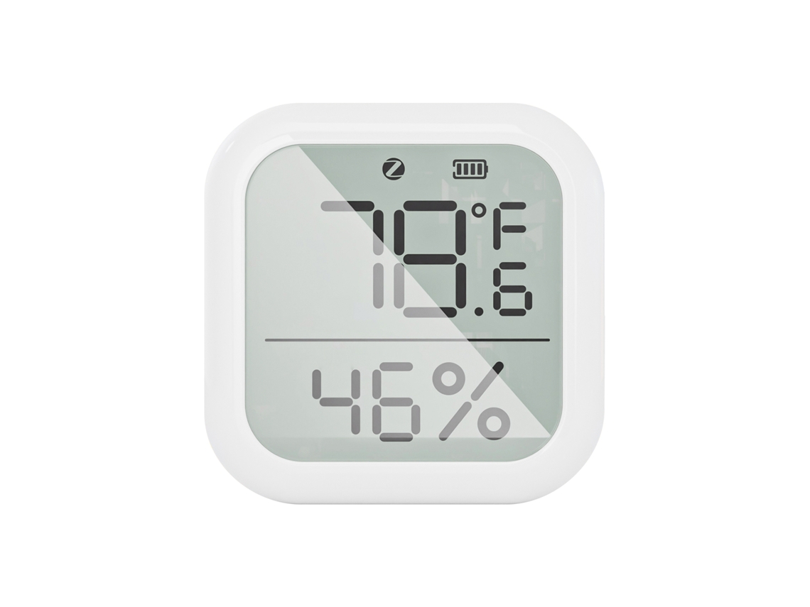 Sensor Inteligente De Temperatura Y Humedad Zigbee Con Control De App Pantalla Lcd Monitoreo Remoto De Datos Para El Hogar Diy