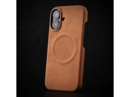 Capa Para Iphone 17 - Pele De Carneiro Com Fecho Magnético Magsafe