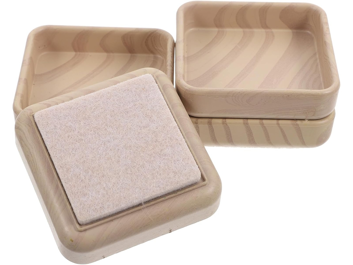 Protetores De Piso Para Pés Móveis Aboofan, Almofadas Antiderrapantes Para Rodízios E Estruturas De Cama, 6, 6x 6, 6x