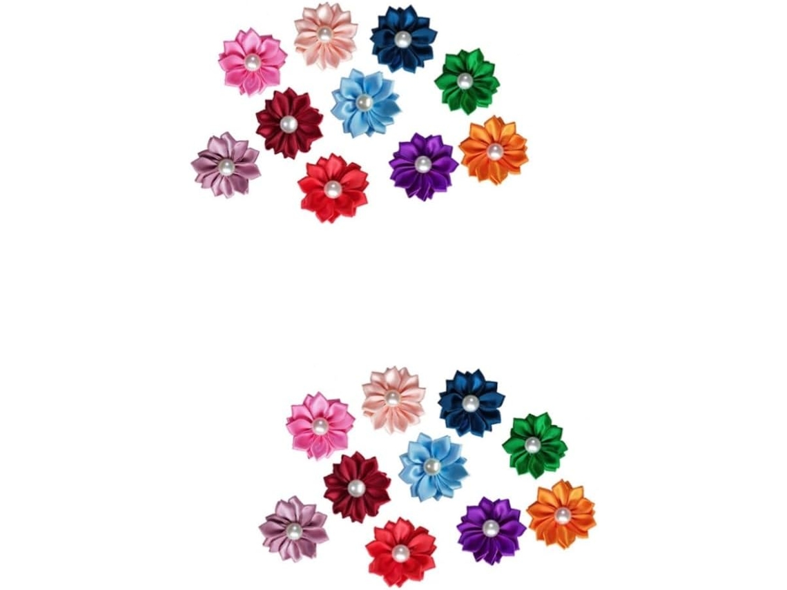 Conjunto de 2 acessórios de cabelo com tema animal: Elásticos de cabelo Florais