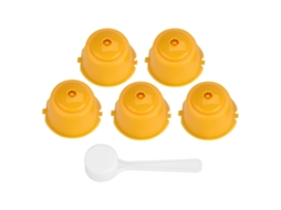 Filtros de Cápsula Recarregável em Aço Inoxidável 304 e Pp de Qualidade Alimentar 5pcs | S/MARCA
