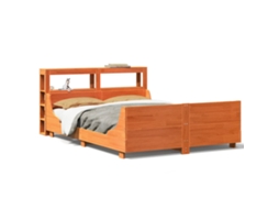 Cama Sem Colchão 150x200 cm Madeira Pinho Maciça Castanho mel MAISON EXCLUSIVE