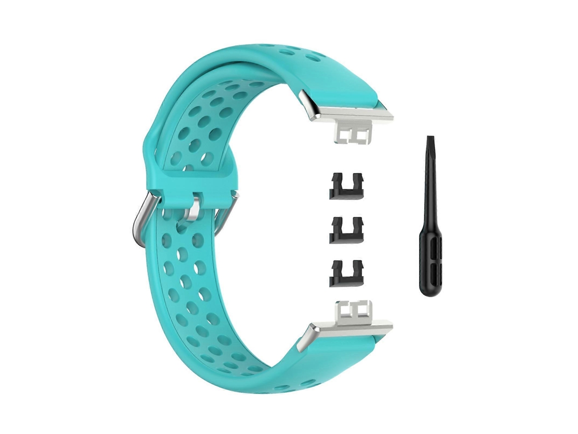 Pulseira De Silicone Estilo Esportivo Para Huawei Watch Fit 18mm (branca)