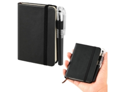 Caderno Para Computador Com Canetas, Estojo De Couro, Pequeno, Clássico, Com Linhas, Tamanho A7, 100 Páginas, Capa Dura(caneta Não Incluída)