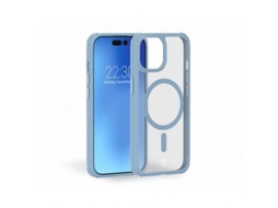 Capa para iPhone 15 FORCE CASE Plástico Azul .