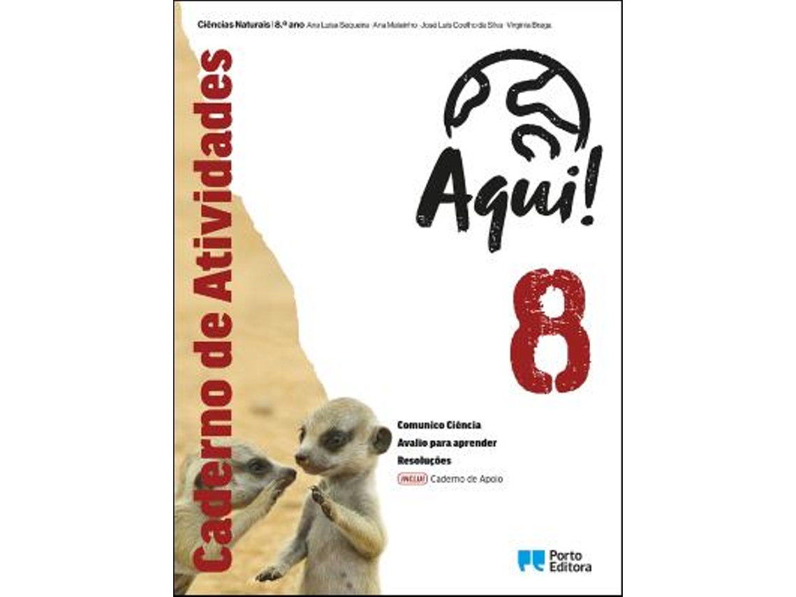 Aqui! 8 - Ciências Naturais - 8.º Ano Caderno De Atividades 2026