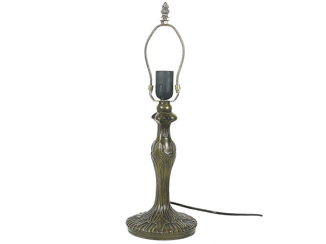 Base de Lampada de Mesa Liga Zinco Bronze Vintage 2025, 12 Polegadas, Base Ajustável, Compatível Com Vários Abajures