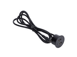 Tomada De Carregamento Usb Com 2 Portas E Cabo De 1.5m
