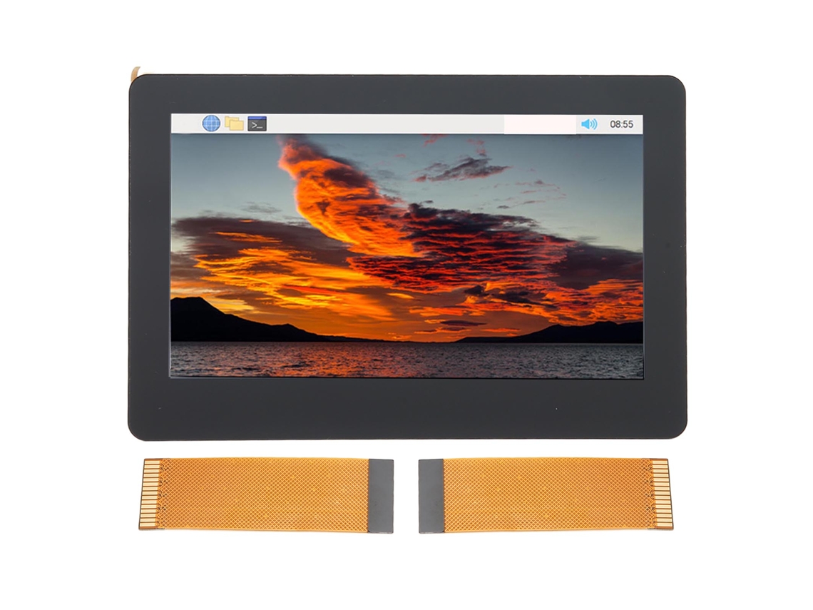 Tela Tática Dsi Ips Qled De 4,3 Polegadas 78% Ntsc Ajustável De Brilho Para Placa-mãe Raspi