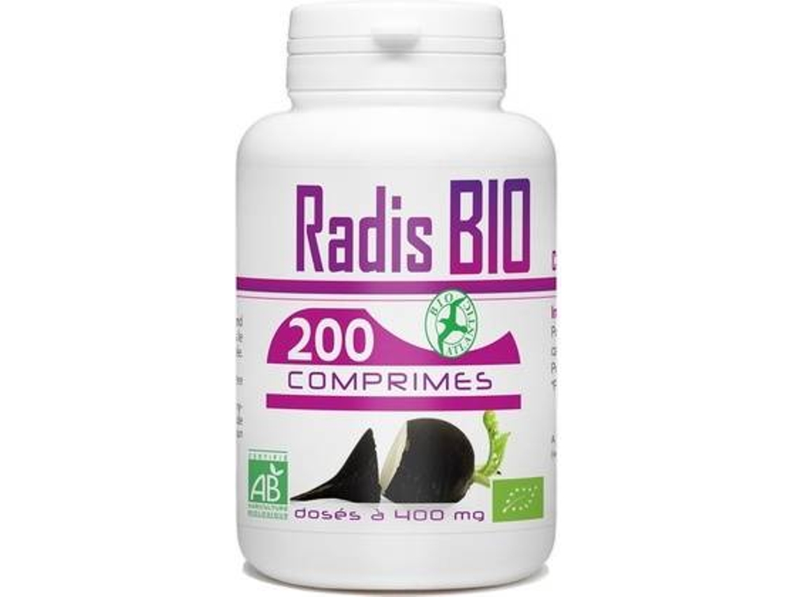 Suplemento Alimentar GPH DIFFUSION Raiz De Rabanete Preto Bio (200 comprimidos)