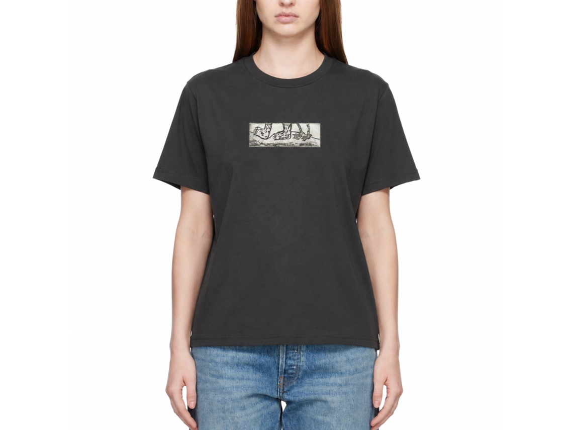 Camiseta Rockinstone Follow The Leader Harriet Gillett - Estilo de designer exclusivo