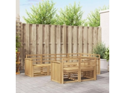 Vidaxl Conjunto De Sofás Para Exterior 7 Pcs Branco