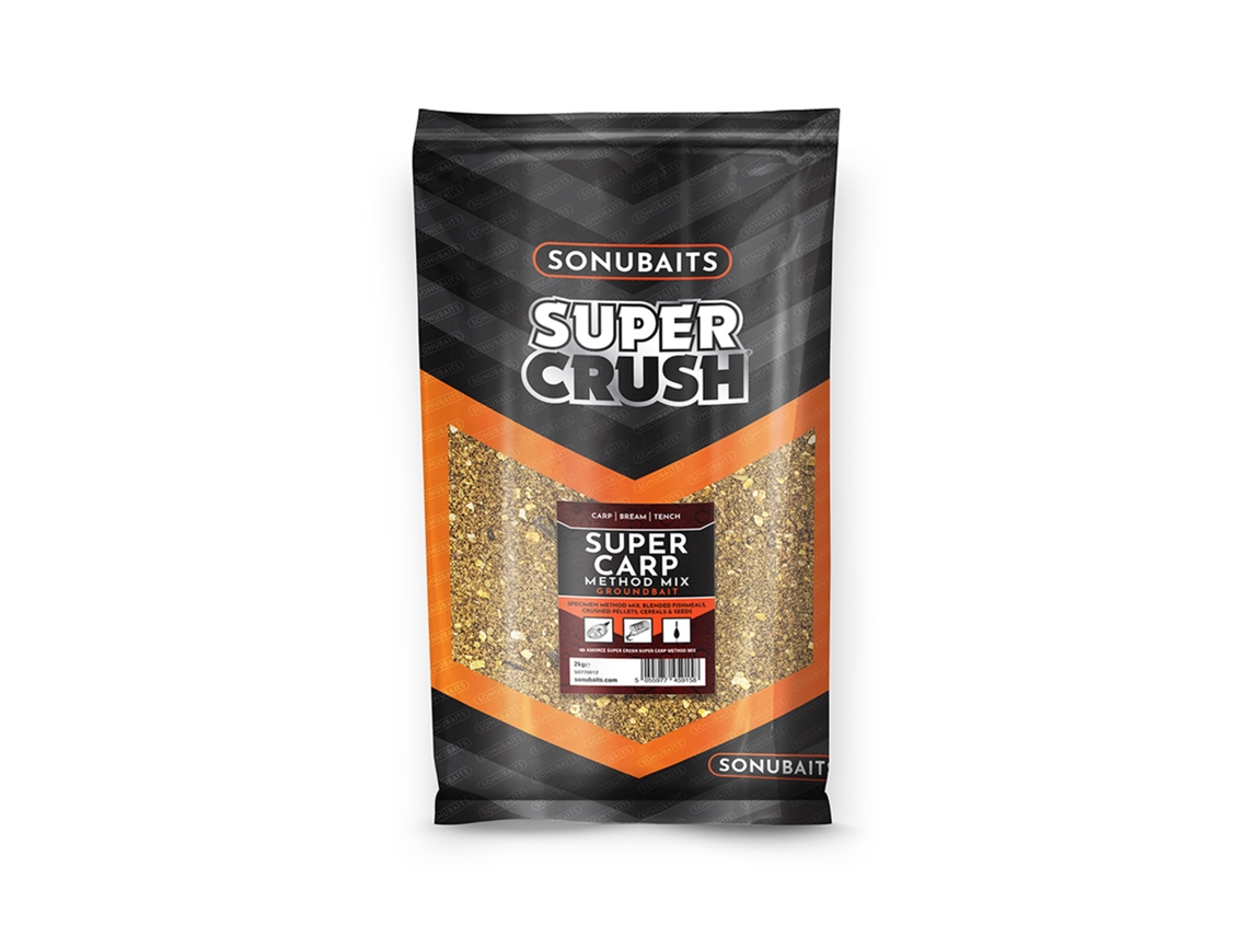 Cartilha SONUBAITS super carp method mix supercrush