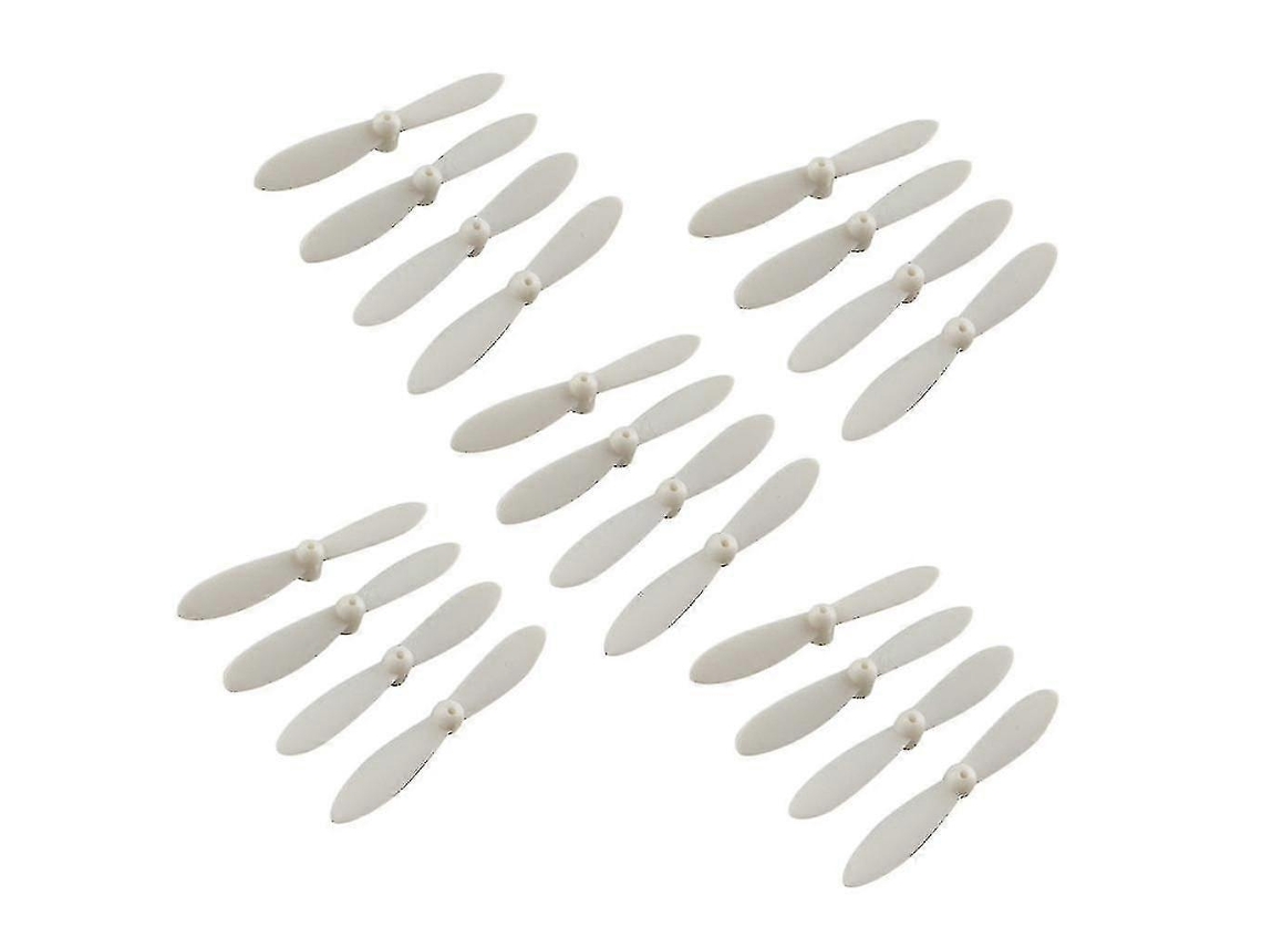 Conjunto De 20 Hélices De Reposição Para Mini Drone Cheerson Cx 10, Quadricóptero, Helicóptero Rc, Acessórios Brancos Slowmoose