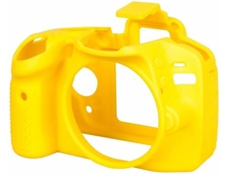 Capa de silicone EASYCOVER Nikon D3300/3400 Amarelo
