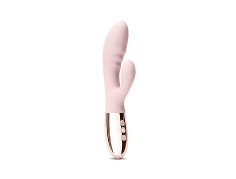 Vibrador Dupla Estimulação Le Wand Ouro Rosa