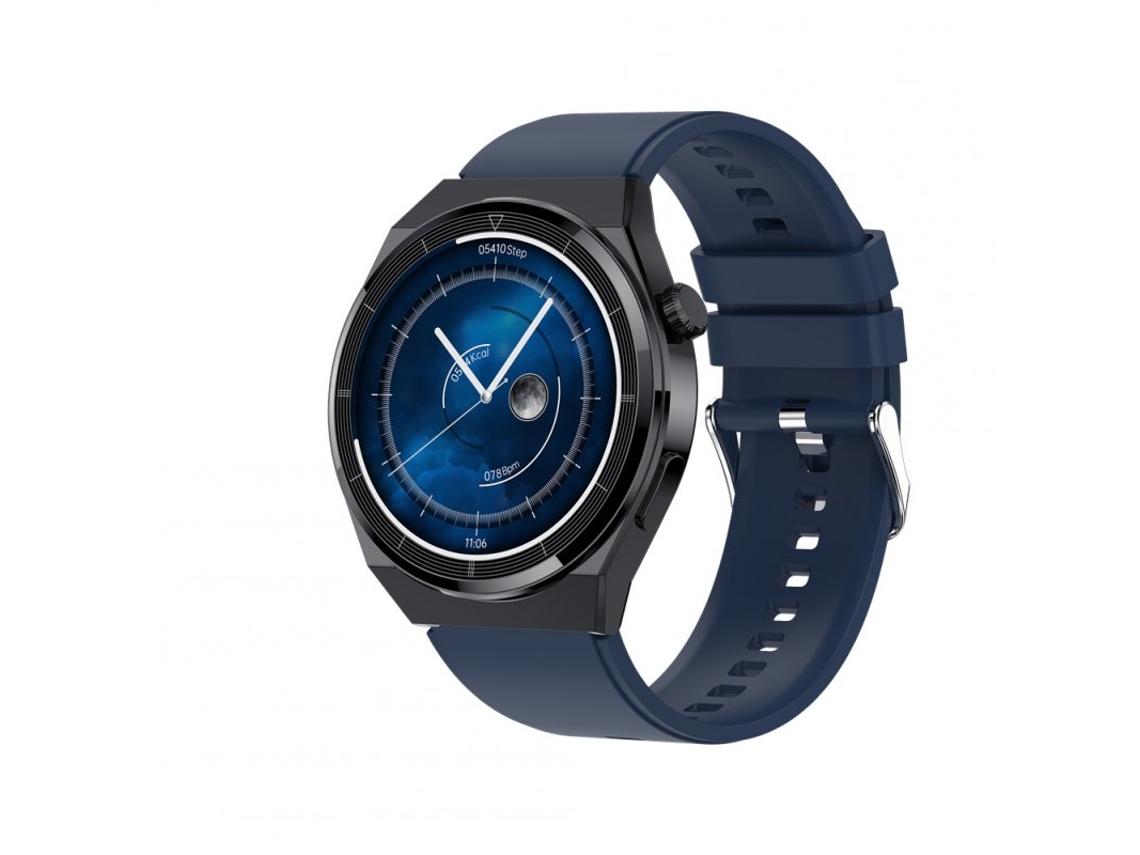 Smartwatch T88 Hd Tela Sensível Ao Toque 1 32 Polegadas 8763E Chamada Bluetooth com Codificador Fitness Azul