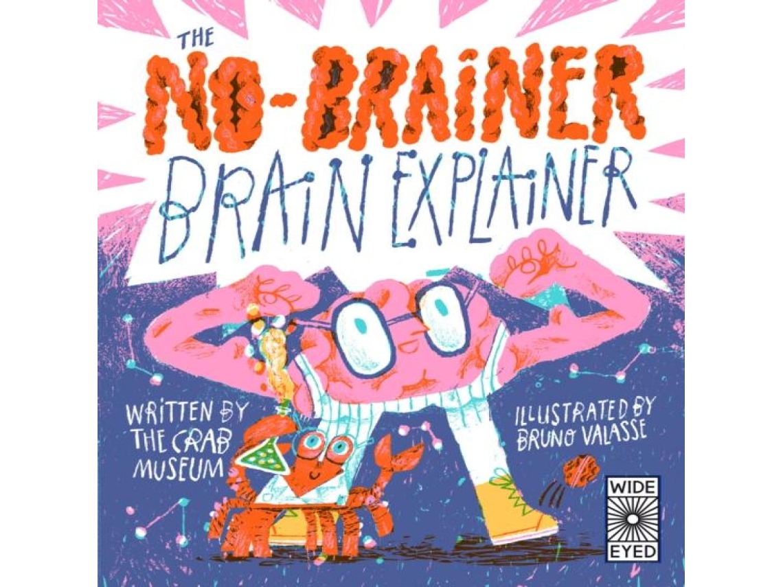 Livro No-Brainer Brain Explainer de Crab Museum (Inglês)