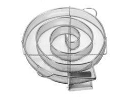 Gerador de fumaça fria de aço inoxidável redondo churrasqueira churrasqueira ferramenta fumante S/MARCA