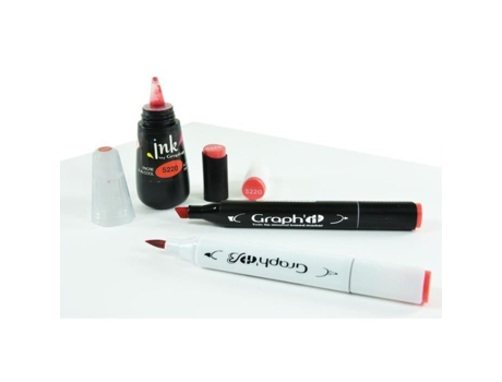 Refil de tinta Graphit - GraphIt - Tomate - 25 ml - Cartela de cores Graphit5220