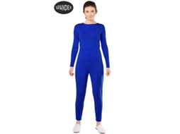 Fato de Mulher CAR&GUS Conjunto de Collant de Elastano Azul de 2 Peças (Tam.: S)