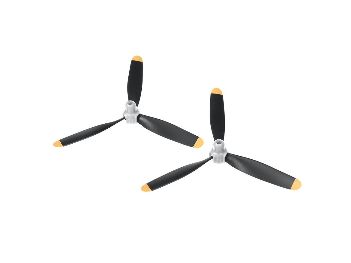 1 Par de Hélices de 3 Pás para Aeromodelo Eachine Mini Fw190/ Mini F4u de Asa Fixa MDUG