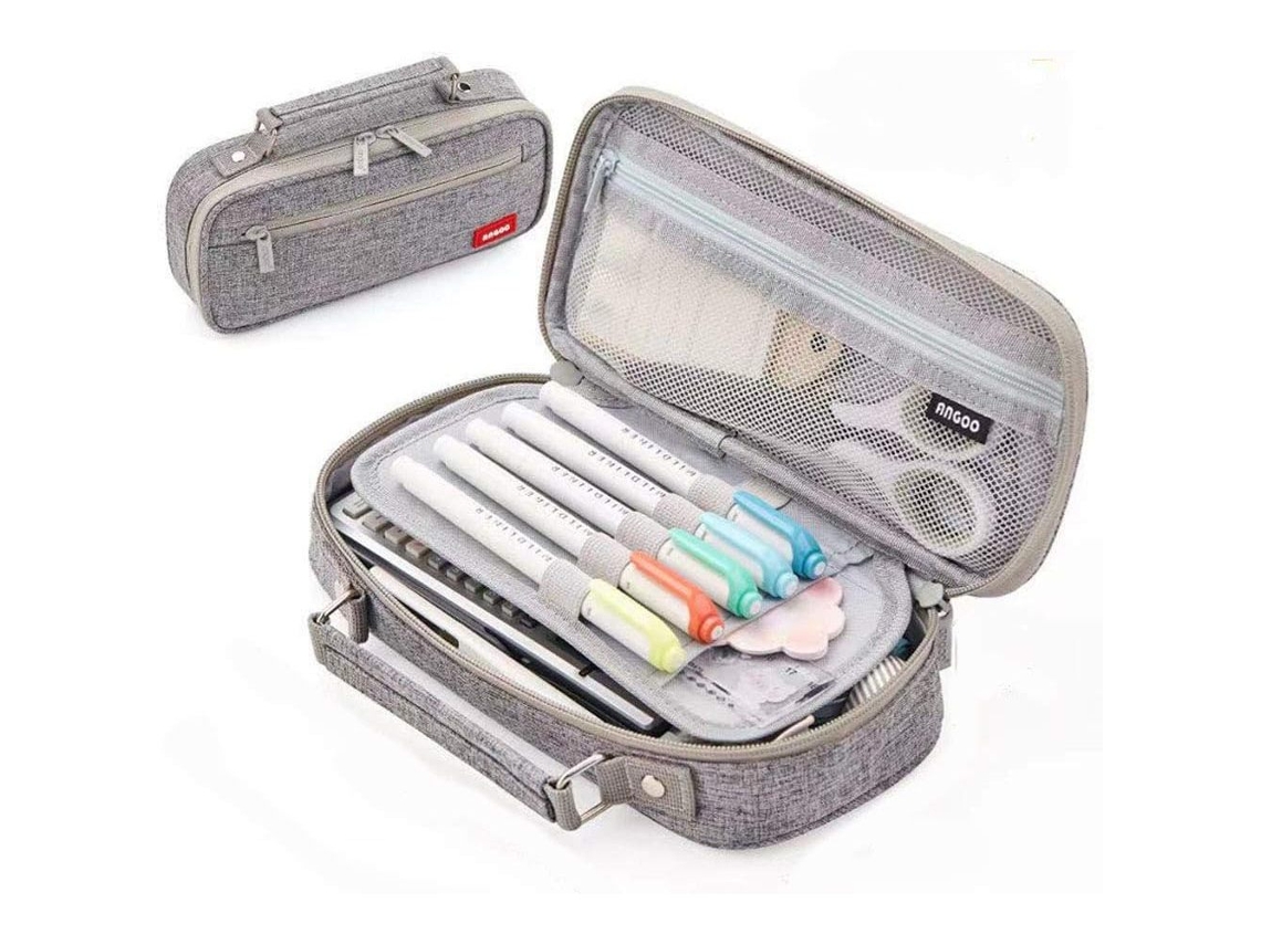 Estojo De Lápis De Grande Capacidade Para Faculdade Escola Escritório Bolsa De Lápis Grande Para Meninas Meninos Adolescentes