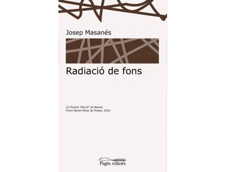 Livro Radiació De Fons de Josep Masanes Nogues (Catalão)