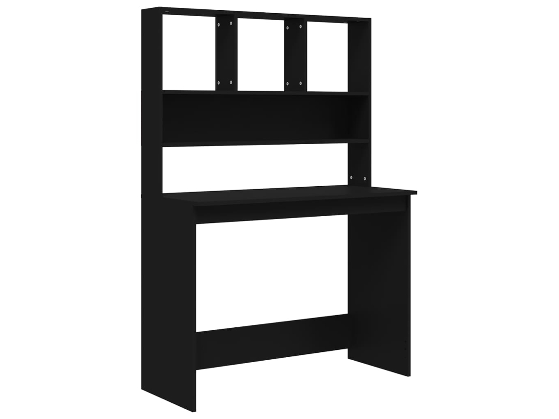 Desk, Desks Vidaxl Preto Madeira Processada (n/a)