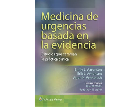 Livro medicina de urgencias basada en la evidencia de aaronson, emily l, md,antonsen, erik l, md, phd (espanhol)