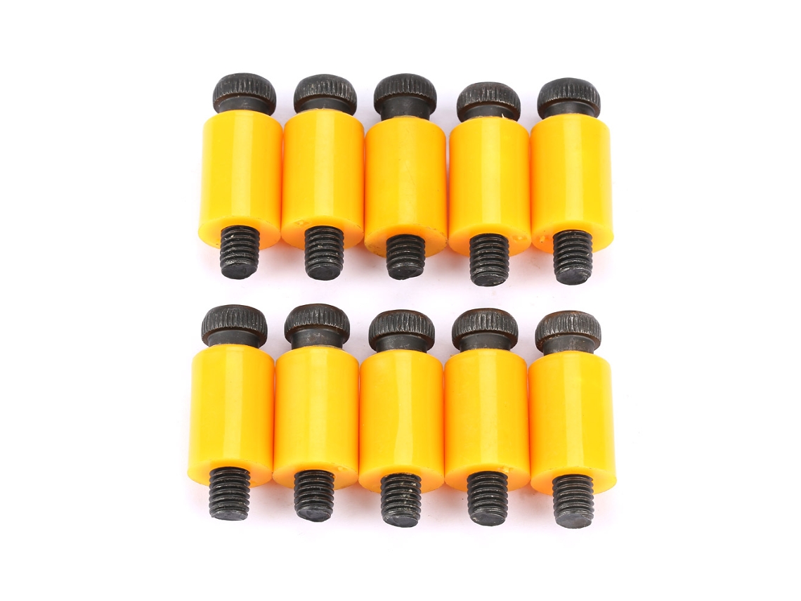 Orevant-kit De 10 Parafusos De Cabeça Hexagonal Com Bloqueio De Náilon (rosca D16 M8) Práticos