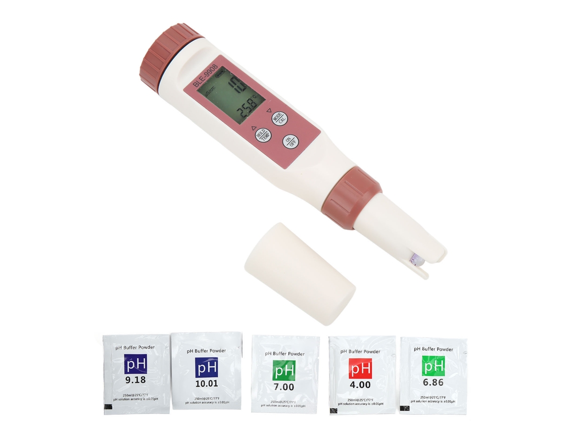 Monitor Digital de Qualidade da Água com Carcasa ABS para Ph, Tds e Temperatura S/MARCA