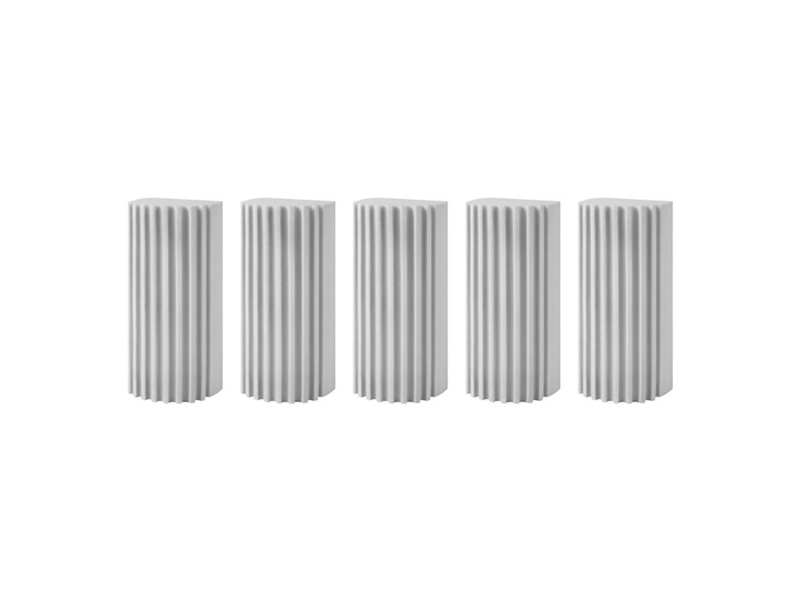 Esponja de Lavar Pratos Cinza para Cozinha Residencial, 5pcs | S/MARCA