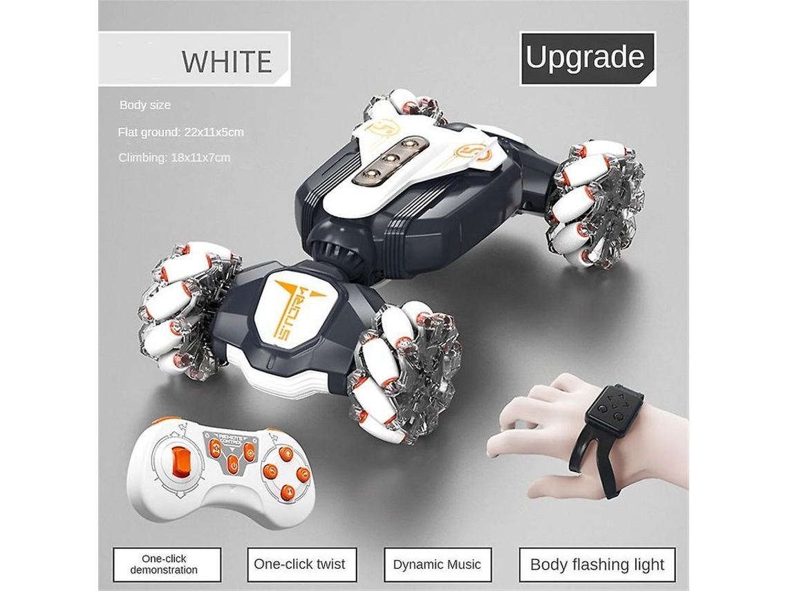 2026 coche Rc Orbi 2024 Coche de Stunt com Sensor de Gestos, 4wd, Luz nas Rodas, Presente de Natal