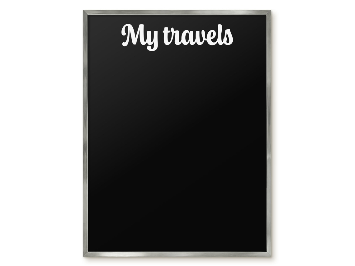 Magnetic Wall Board My Travels For The Office Espelharte (60x80 Cm)