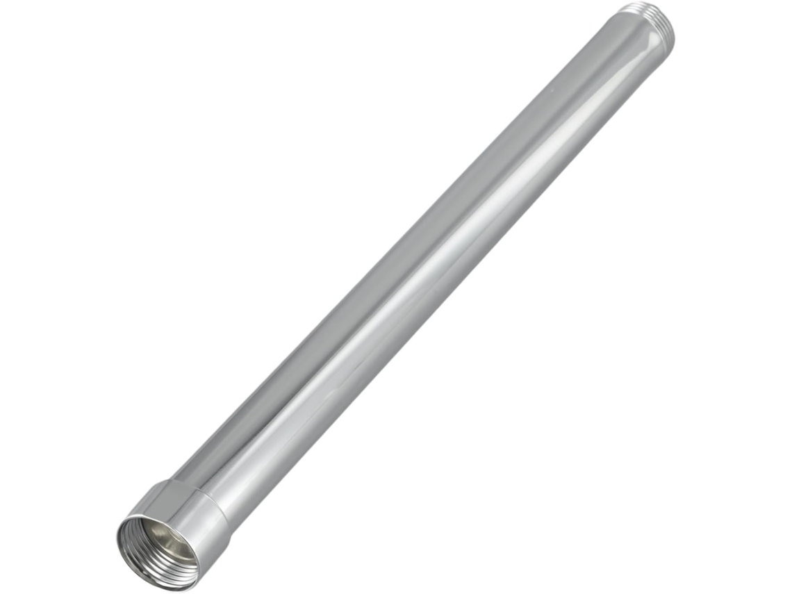 Barra extensora Chuveiro de 30 cm em aço inoxidável com ângulo ajustável para costas pretas