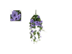 Ramo Artificial De Petúnia Roxa Para Pendurar, Em Pe, 79 Cm, Flor Decorativa. Merkloos