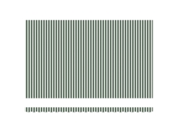 Toldo Retrátil Verde e Branco 500 X 300 X 165 Cm Tecido e Metal MAISON EXCLUSIVE