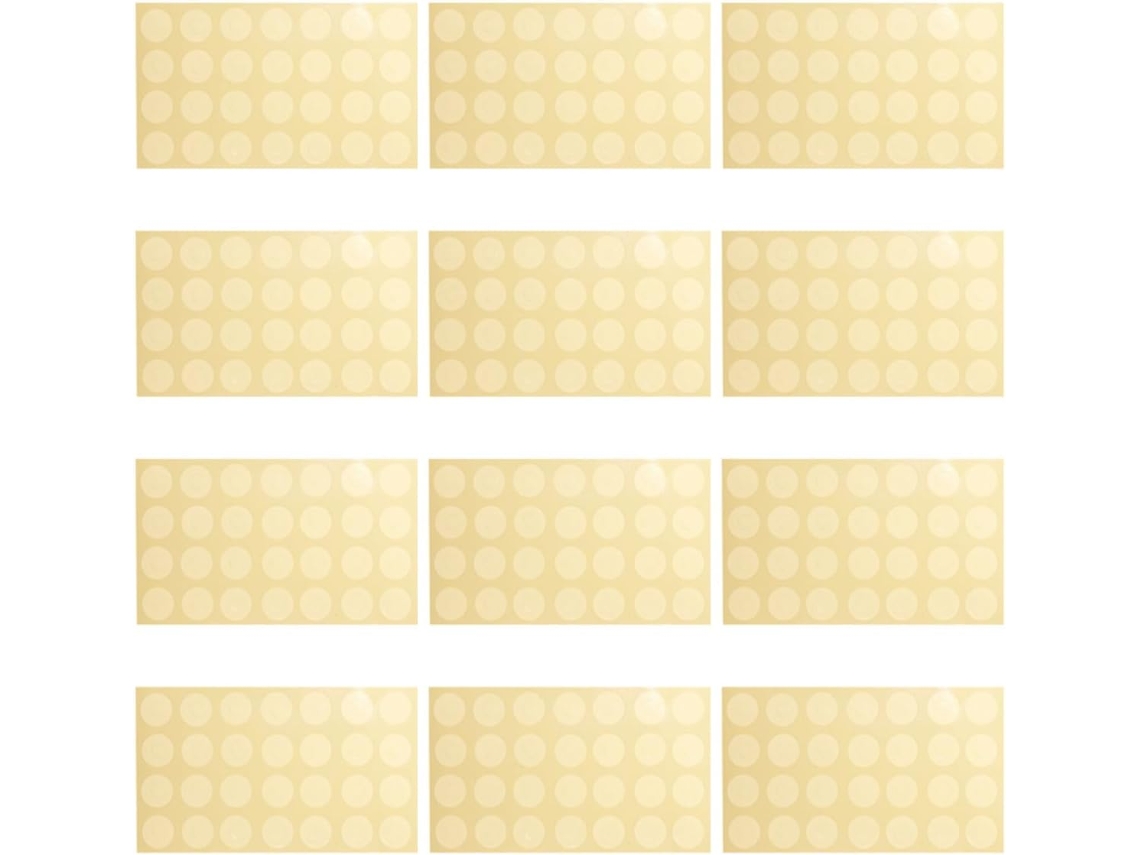 Conjunto de 12 adesivos transparentes Supvox para reforço de papel, autoadesivos para reparo e proteção em papel.