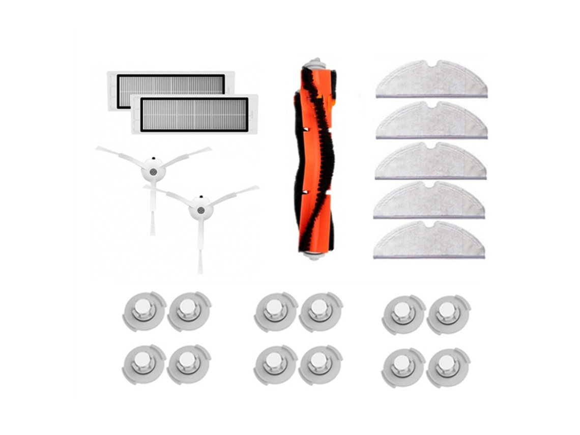 Escova lateral de rolo hepa filtro adequado para xiaomi roborock robô s51 s5 s6 xiaowa aspirador peças kits