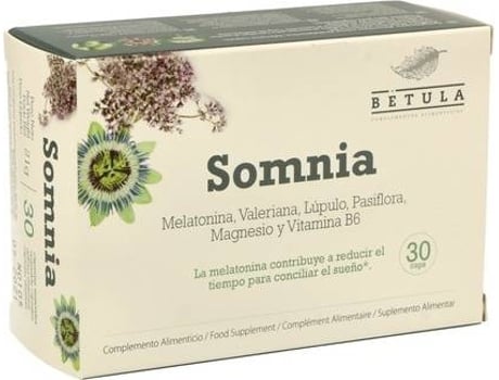 Suplemento Alimentar BETULA Somnia (30 cápsulas)