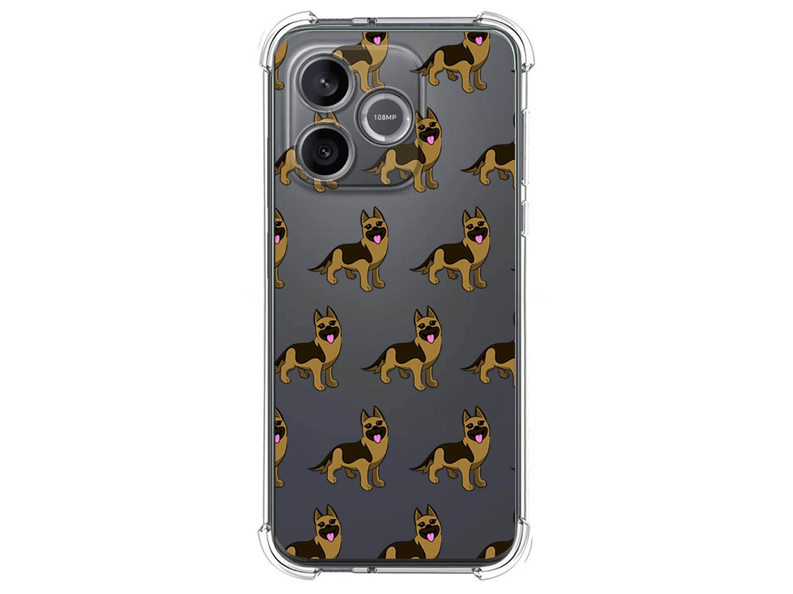 Capa Tumundosmartphone De Silicone À Prova De Choque Para Honor 600 Lite 5g Com Estampa De Cachorro 09 Desenhos
