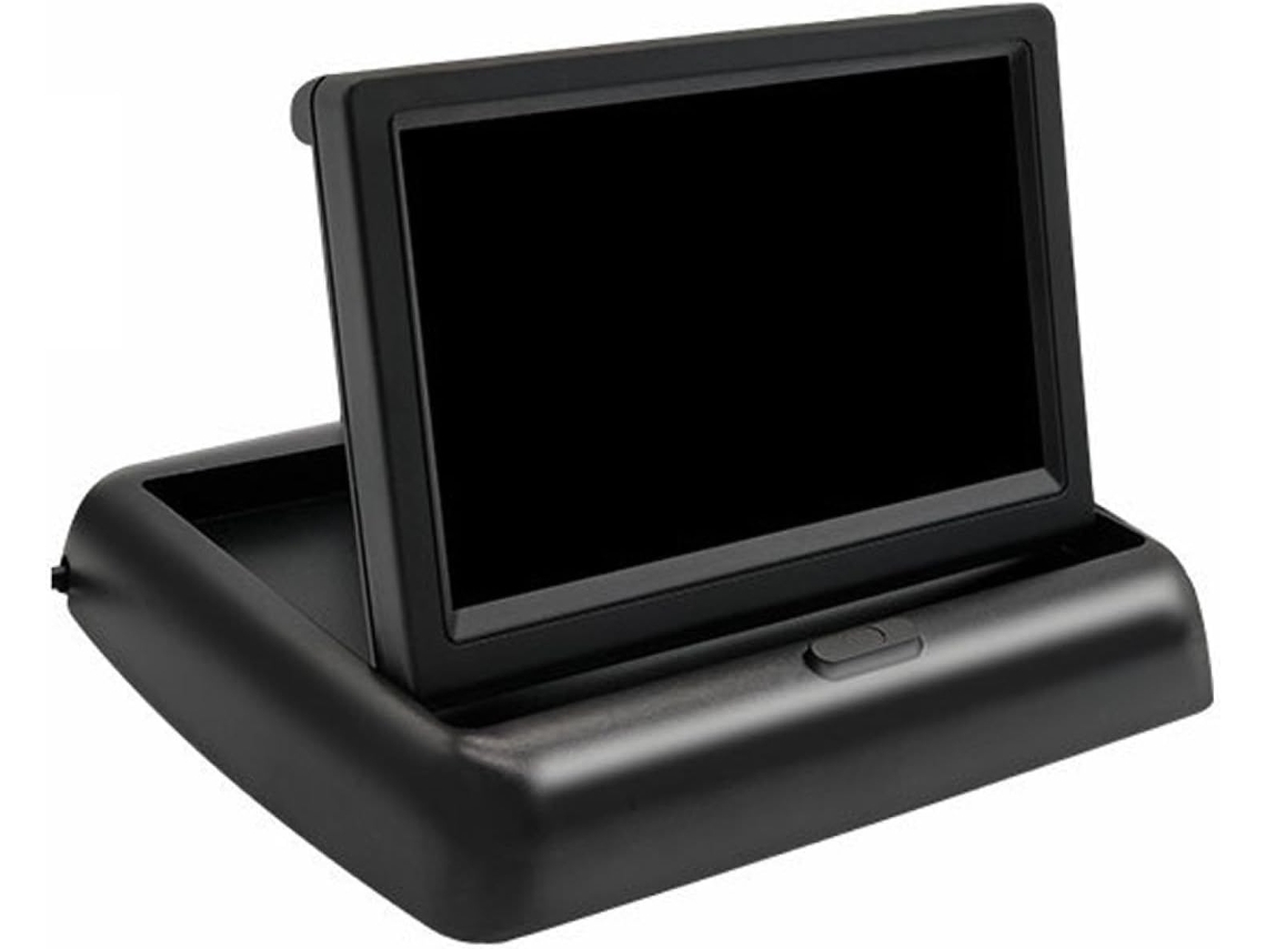 Monitor De Ré Para Carro De 4,3 Polegadas, 480x272, Dc 12-24v